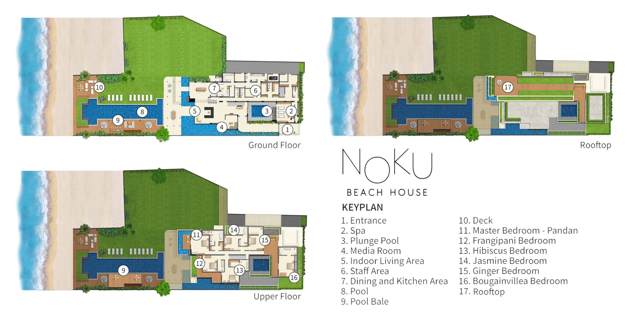 Villa Layout & Keyplan